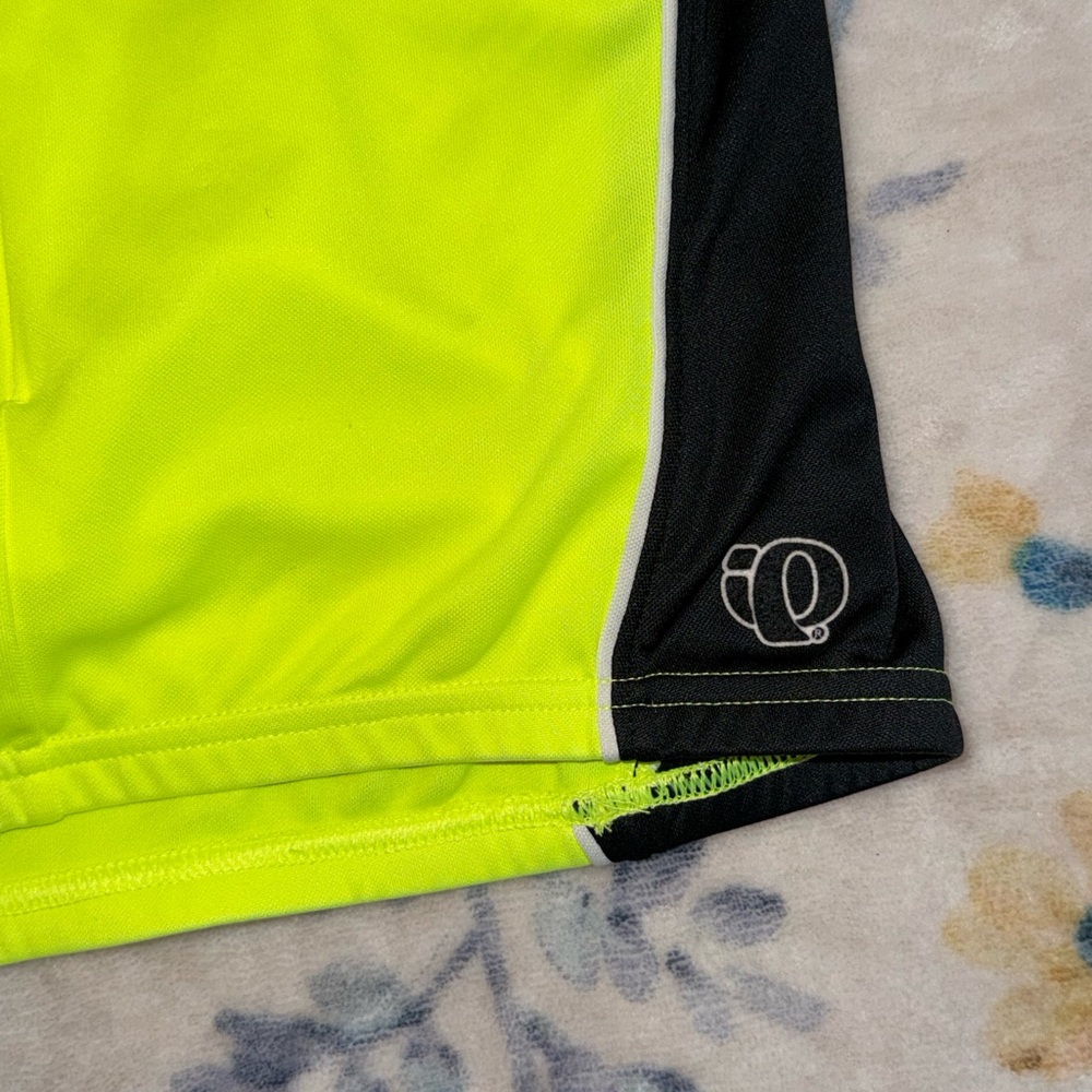 Pearl Izumi Women’s High-Vis Lime Short Sleeve Bike Racing Top S Zipper Front - Picture 11 of 13